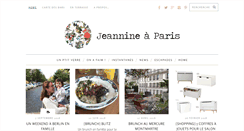 Desktop Screenshot of jeannineaparis.com